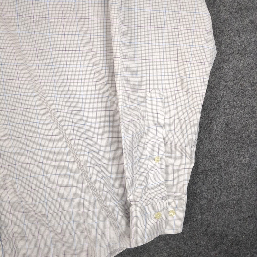 Brooks Brothers 346 Mens‎ 15.5 32/33 Slim Fit Non-Iron Stretch Tattersall Shirt - Picture 4 of 11